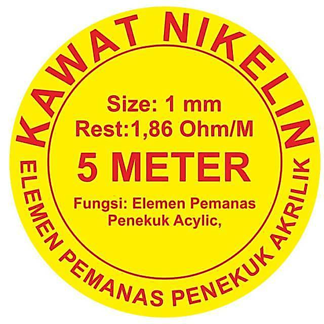 KAWAT NIKELIN 1 mm ELEMEN PENEKUK AKRILIK