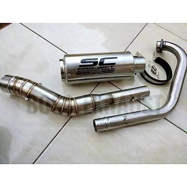 Knalpot SC projek knalpot racing buat MX old MX king CS1 vixsion sonic fu supra gtr scorpio dll