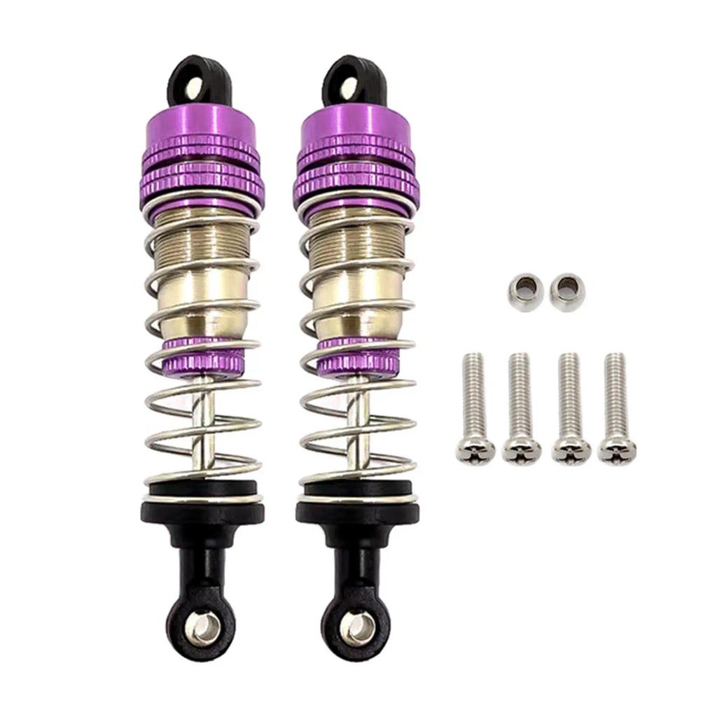 2/Set Aluminum Shock Absorber Damper for WLTOYS 124019 144001 RC Car Crawler