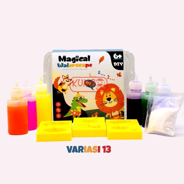 MAINAN EDUKASI DIY MAGICAL WATERSCAPE PRAKARYA ANAK - 13 pcs, Magical Waterscape