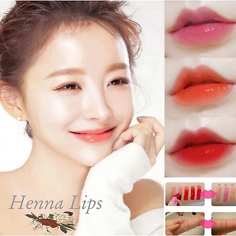 HENNA LIP TATTO - TATO SULAM BIBIR - HENNA LIPS HALAL