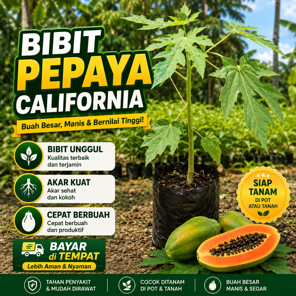 Bibit Pepaya California Madu (CV Tanaman Pacific)
