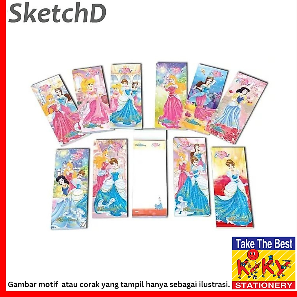 Memo mini lux 6 x 15 cm - Buku notes Kiky Note Book