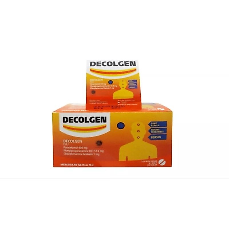 decolgen box isi 100 tablet / decolgen tablet / decolgen murah / obat pilek / obat flu