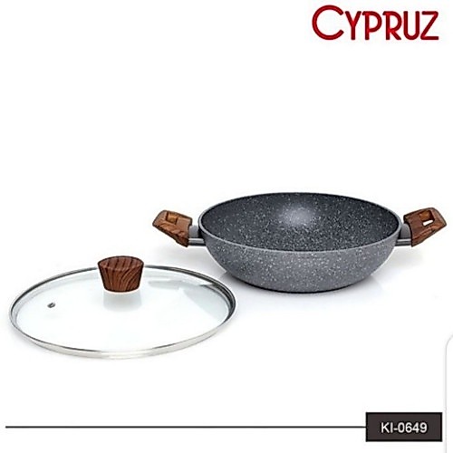 WAJAN CYPRUS MARBLE WOK + TUTUP