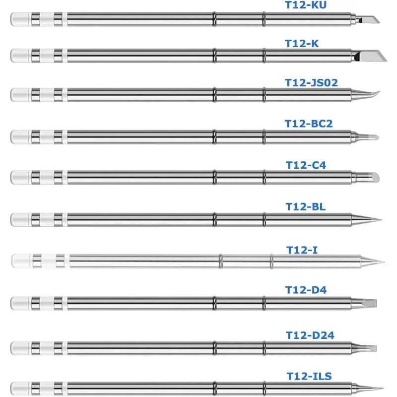 T12 soldering iron tip T12 series soldering iron tip T12-KU K D24 ILS J02 for Hakko FX951 DIY Weldin