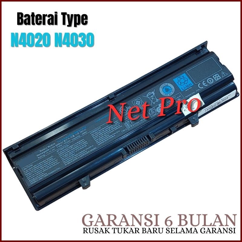 Baterai Batre Laptop  Inspiron N4020 N4030 N4030D Series -NPRO