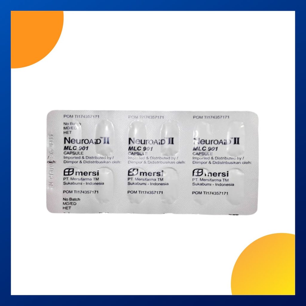 Neuroaid Ii Mlc 901 Box 60 Kapsul