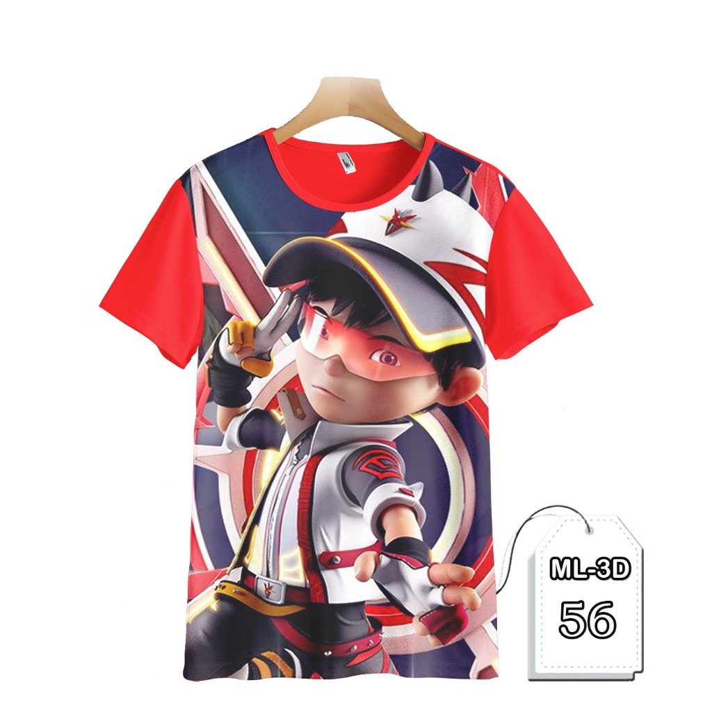 Baju Boboiboy SUPRA Kaos Anak dan Dewasa Kartun TV Animasi Fashion Trendy