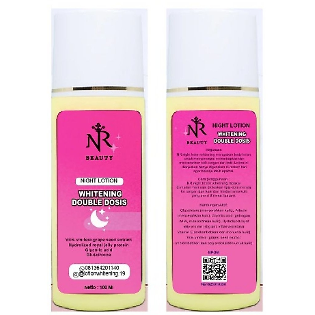 Stiker label Handbody botol 100ml