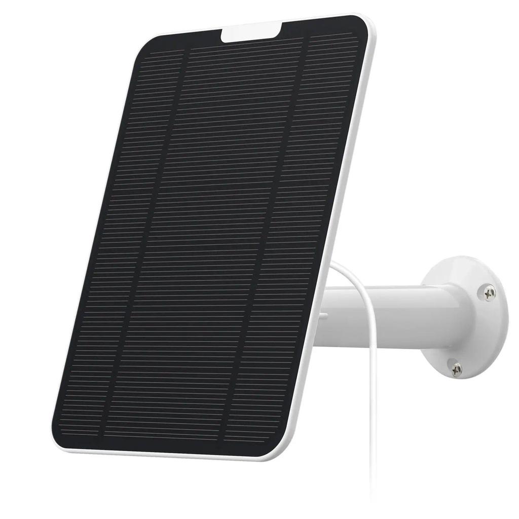 White 4W Solar Panel for Reolink Battery Cameras Argus 23Argus ProGoGo PTArgus PTArgus 3 Pro