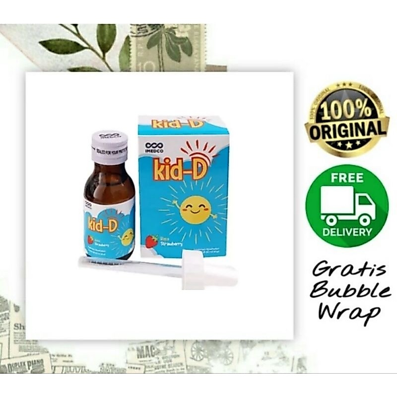 Kid D 400 ui sirup / Vitamin D3 untuk anak / Vitamin D3 sirup