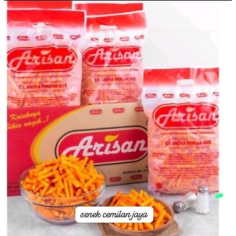 STICK ARISAN RASA BALADO 400GR/STIK ARISAN BALADO/STIK PEDAS BALADO/SNACK CEMILAN