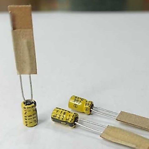 Elco 22uF/16v Elna Kuning JAPAN,  (electrolyte capacitor) 22uF/16v Elna Kuning, JAPAN