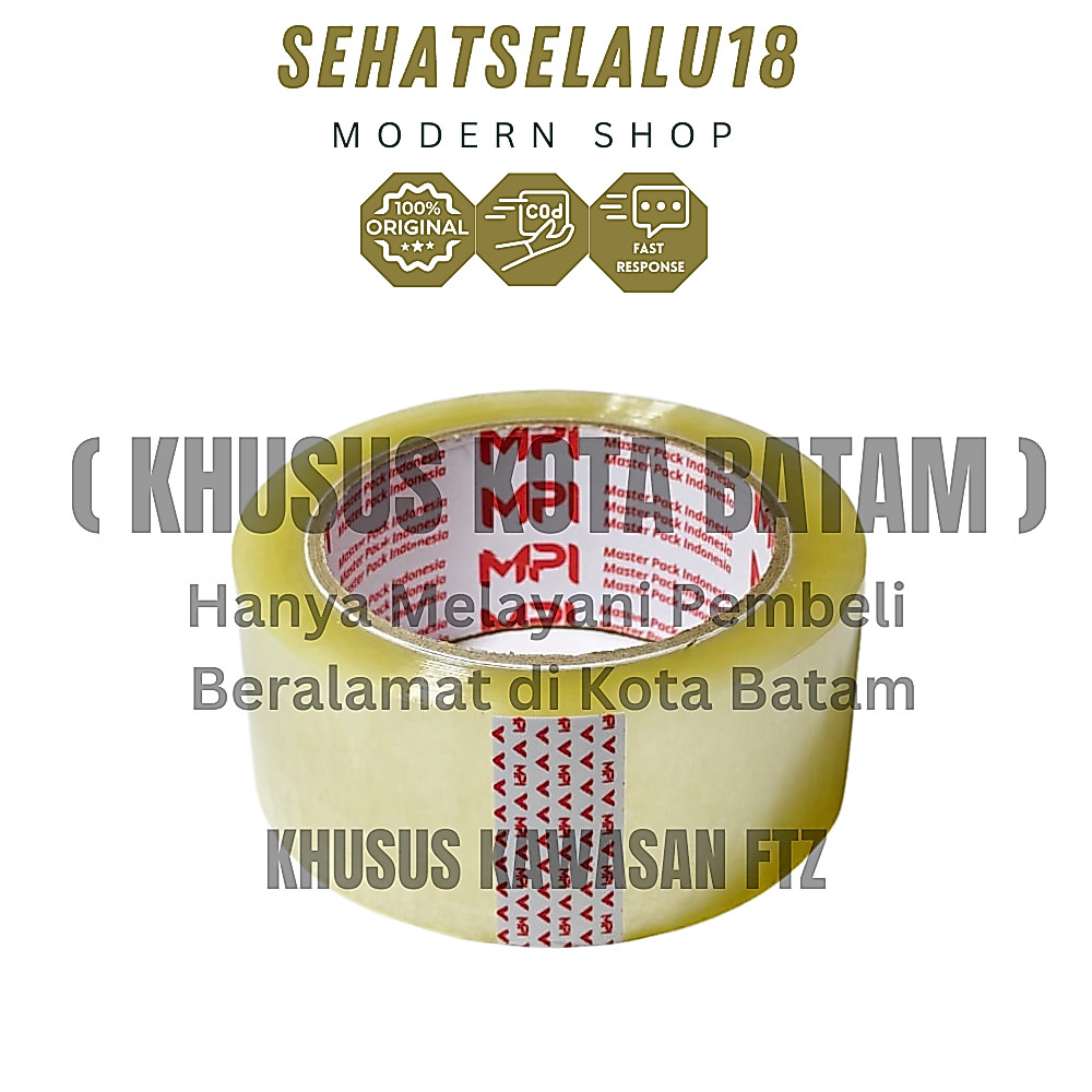 Isolasi Bening 4,5cm - Lakban Serbaguna untuk Semua Kebutuhan