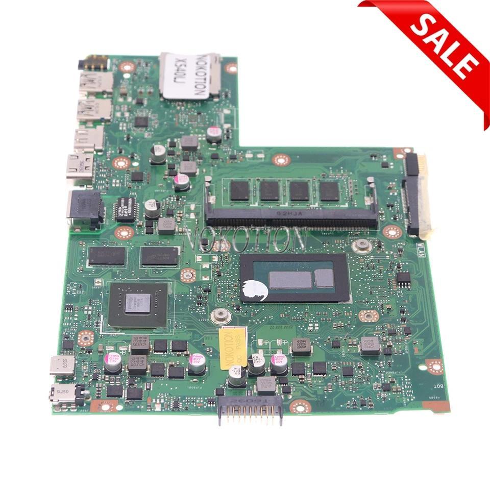 NOKOTION Main board For ASUS X540LJ X540L F540LA X540LA Laptop Motherboard With CPU+ 4G RAM+GT920M G