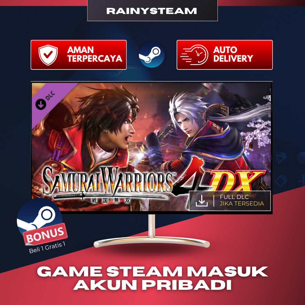 [BELI 1 GRATIS 1] SAMURAI WARRIORS 4 DX / AUTO DELIVERY / STEAM / Game PC / Games Computer / Origina