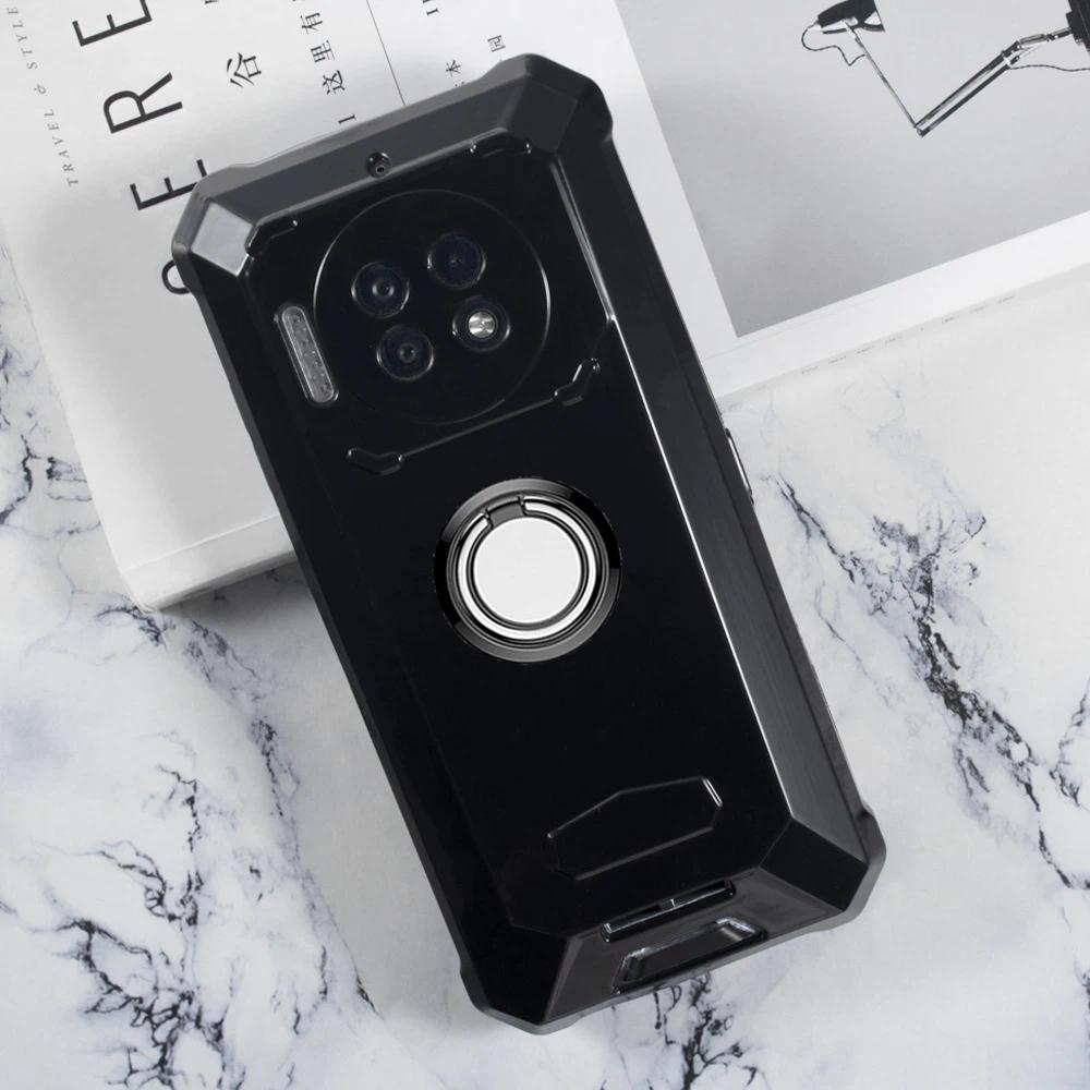 For Oukitel WP19 WP 19 6.78" 2022 Back Ring Holder Bracket Phone Cover TPU Soft Silicone Case On Ouk