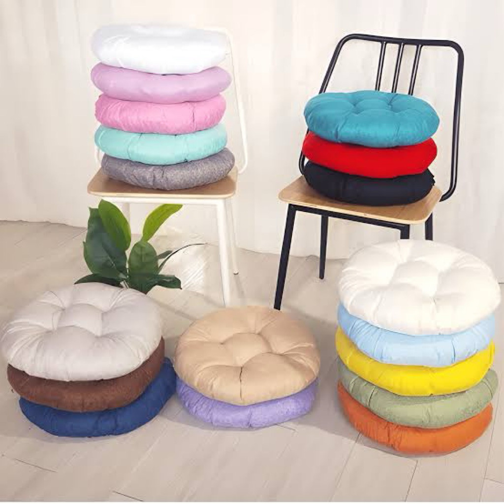 Bantal Duduk Bentuk Bulat / Bantal Bulat / Bantal Lesehan Bulat