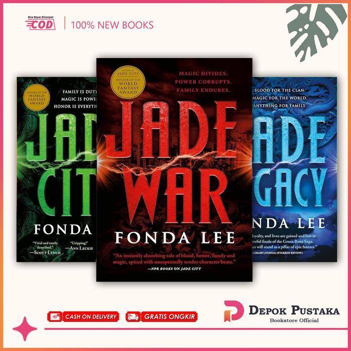 Jade City | Jade War | Jade Legacy by Fonda Lee (English/Indonesia) - Jade City, English