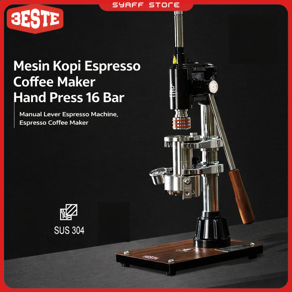 Trieste STARDUST Mesin Kopi Espresso Coffee Maker Hand Press 16 Bar - K001
