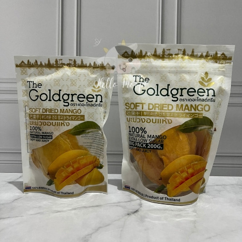 (Mala-Mali) The Gold Green Soft Dried Mango Thailand - Snack Import Thailand