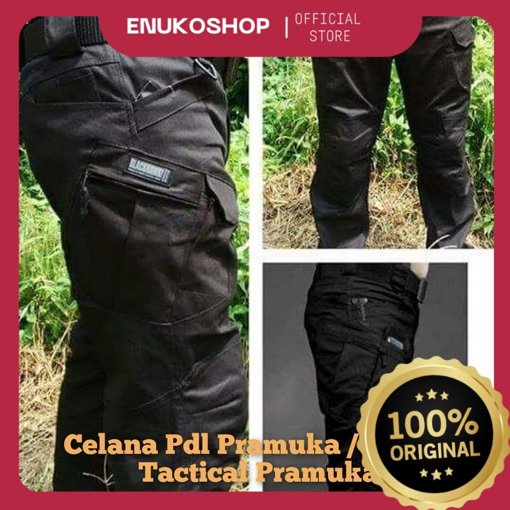 Celana Tactical Pramuka/Satpam/security / Pdl Pramuka / Celana PDL Pramuka Warna Coklat Tua / Celana