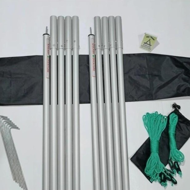 Arei - Tiang Frame Flysheet Aluminium Tinggi Max 250Cm