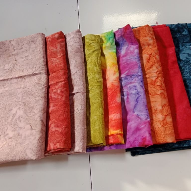 PERCA BATIK BALI TIE DYE / SERAT KAYU