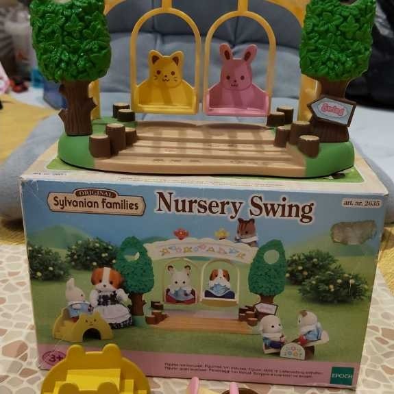 Sylvanian Nursery Swing Vintage Preloved like new