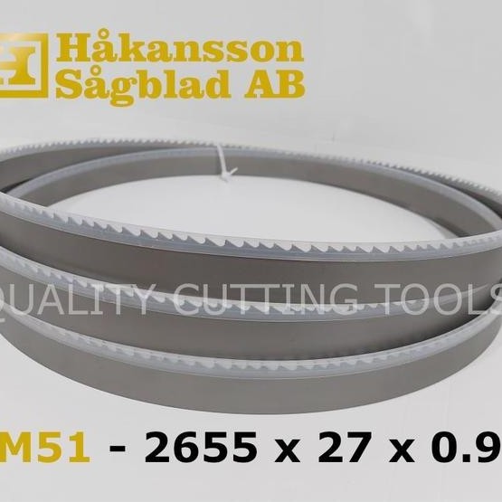 HAKANSSON Metal Bandsaw Blade M51 / Mata Gergaji Besi 2655 x 27 x 0.9