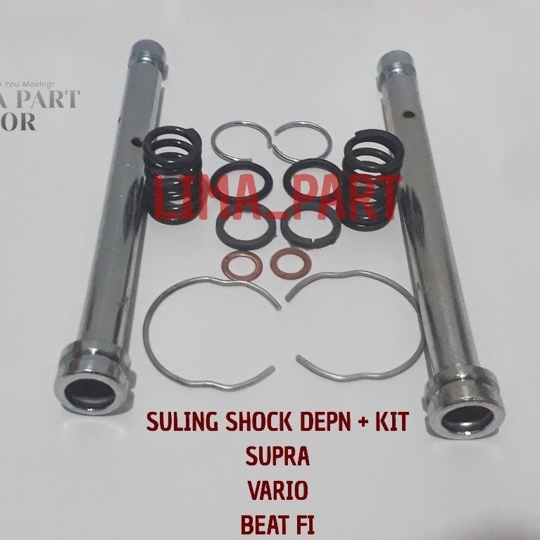 suling sulingan peninggi shock depan assy supra / vario / beat fi
