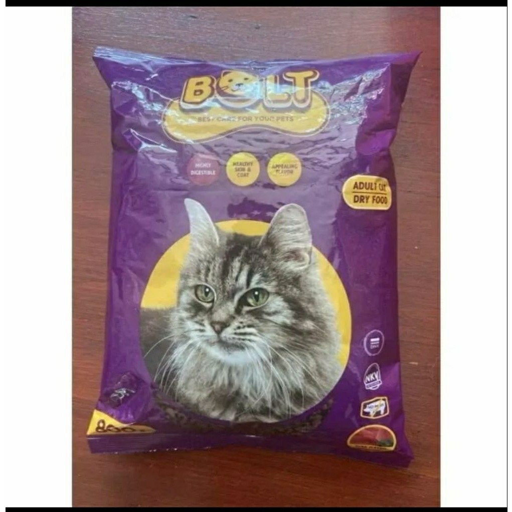 Pur kucing Bolt Kibble ikan