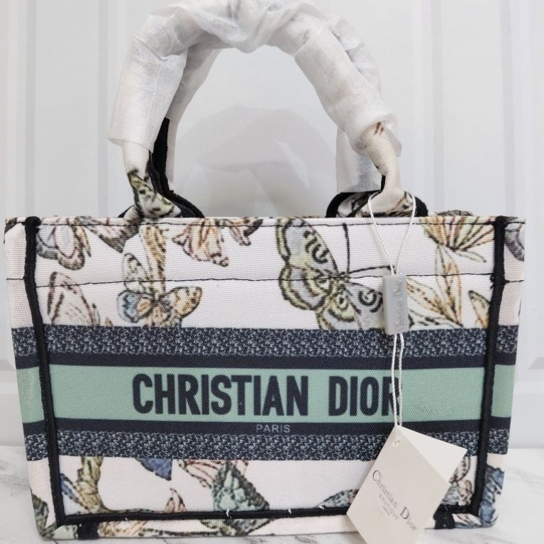 Tas Mini Tote Dior Green Ori