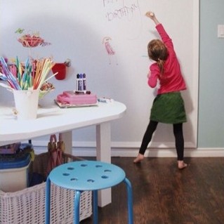 BC1 White Board / Chalk Board / Wallpaper Papan Tulis