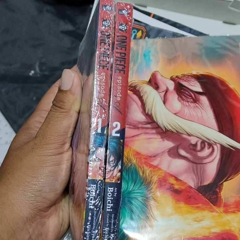 Komik One Piece Eps A 1&2 Segel, Bonus Poster