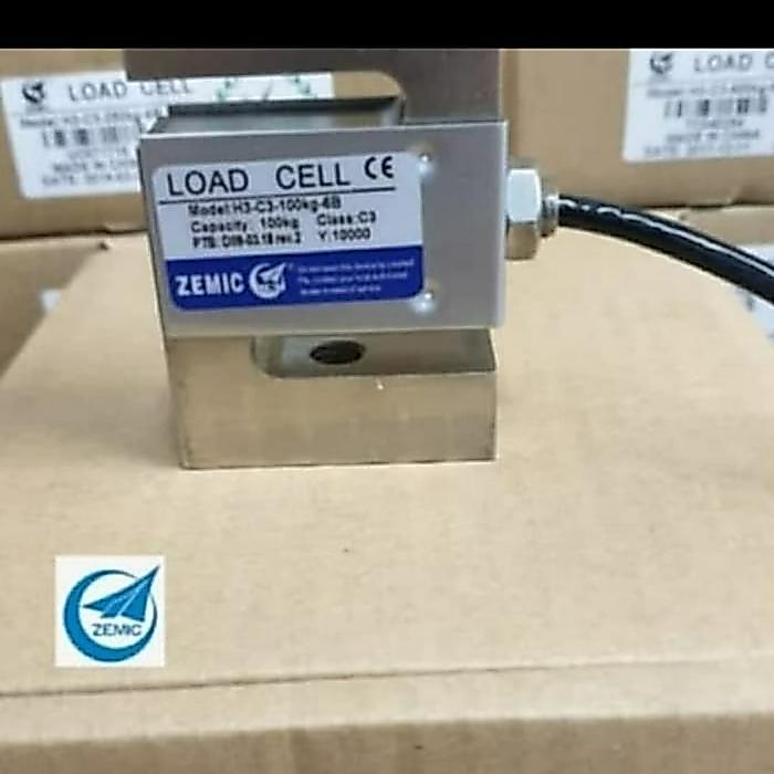 Zemic Load Cell H3 Cap 100Kg (Type S)