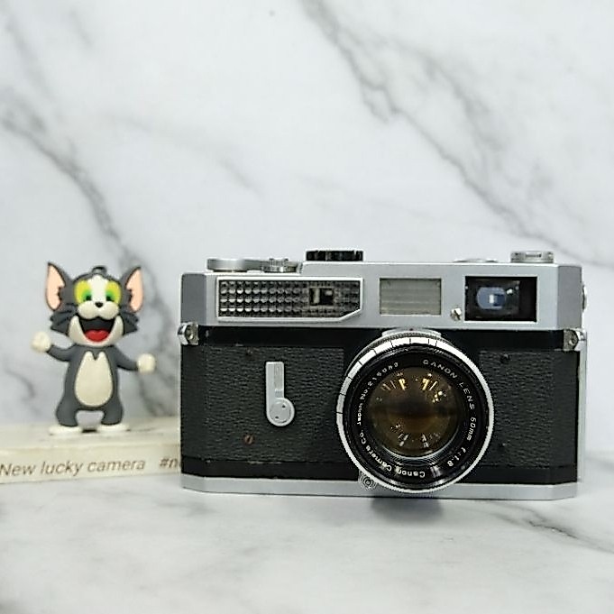 Canon Model 7 + Lensa 50mm f/1.8 LTM Rangefinder klasik
