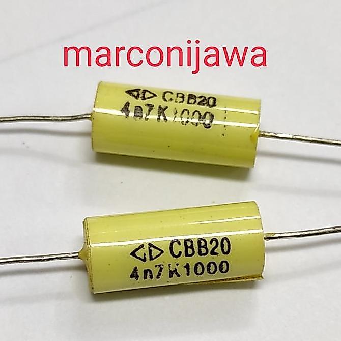 Ready capasitor 4n7 1000V kuning axial