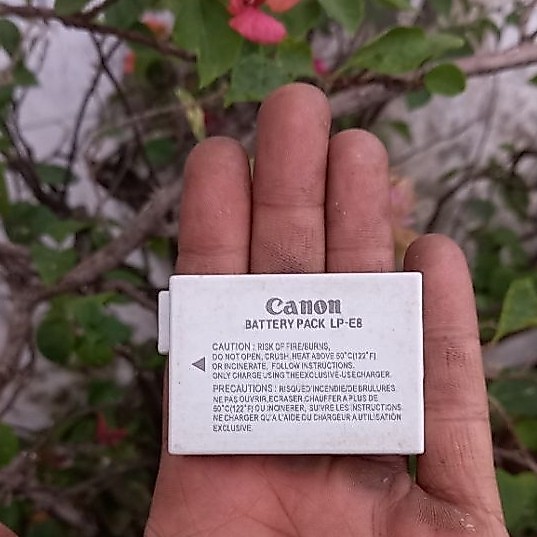 Baterai Ori Copotan Canon 600d 650d 700d Asli Bagus