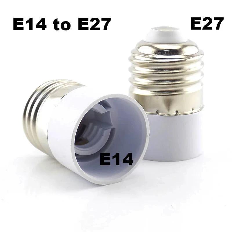 Adaptor Dudukan Lampu LED E27 E14 e17 ke e40 e27 G24 GU10 E12 B22 MR16, Konverter Soket Daya AC untu