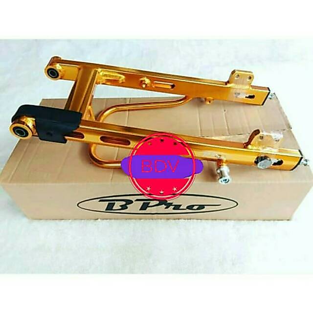 Swing Arm/ Fork BPro Jupiter Z, Vega Gold (Kotak Lobang + Stabilizer Bawah)