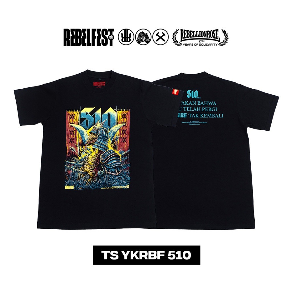 CMRDS MERCH REBELFEST TS YKRBF 510 Esa CMRDS x 510 2025 Rebellion Rose