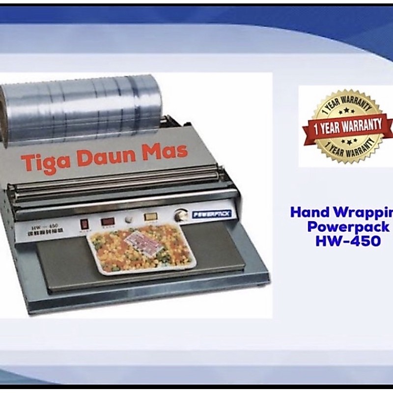 Mesin Wrapping Plastik HW450 Hand Wrapping Powerpack HW 450