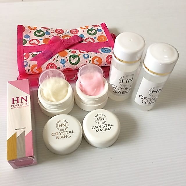 CREAM HN CRYSTAL DAN SERUM WAJAH KINCLONG BEBAS FLEK - ANGEL CLCT