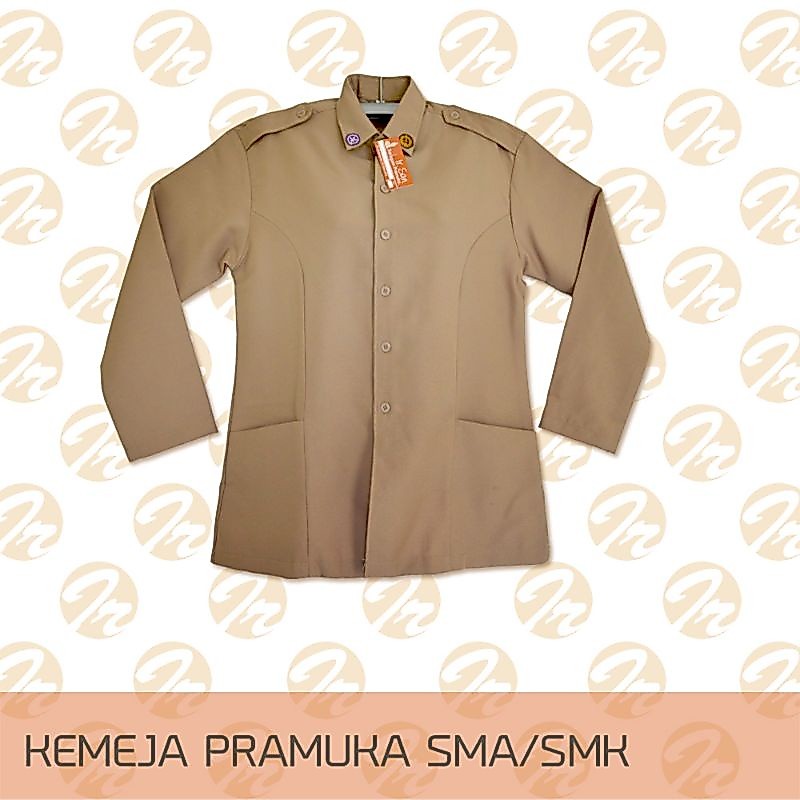 Baju Pramuka Wanita SMA/SMK Bahan RAPILO