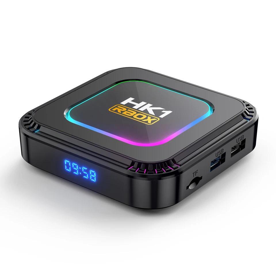 HK1 RBOX K8 Android 13 TV BOX RK3528 64GB 32G 128GB 24G 5G WIFI6 4K 8K 3D BT Smart TVBOX Google Glob