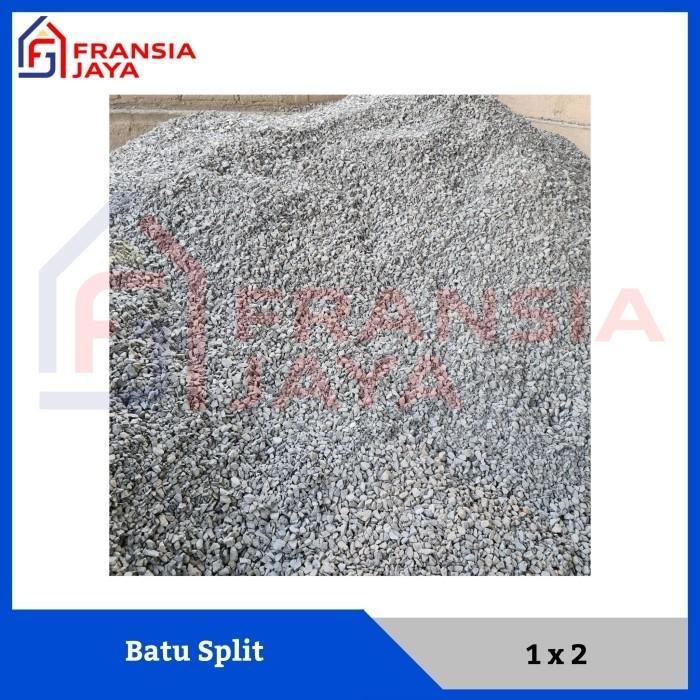 Batu Split 1 x 2 cm 1/2 Engkel 0.9 Kubik Bangunan
