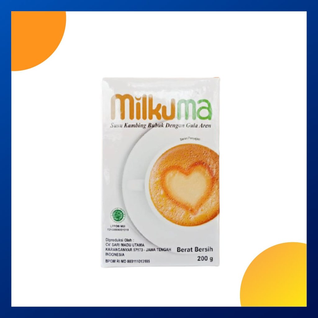 Milkuma Susu Kambing Etawa Dengan Gula Aren 200 Gram Box