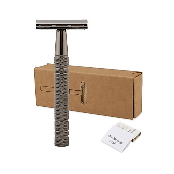 Double Edge Safety Razor Vintage Metal Single Blade, Alat Cukur, Safety Razor Import